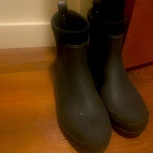 Sam Edelman black rain booties